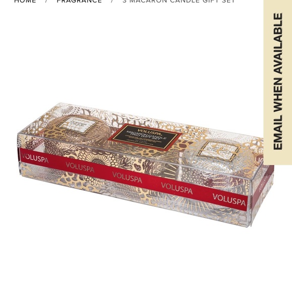 Voluspa Other - Voluspa Candle Gift Set
